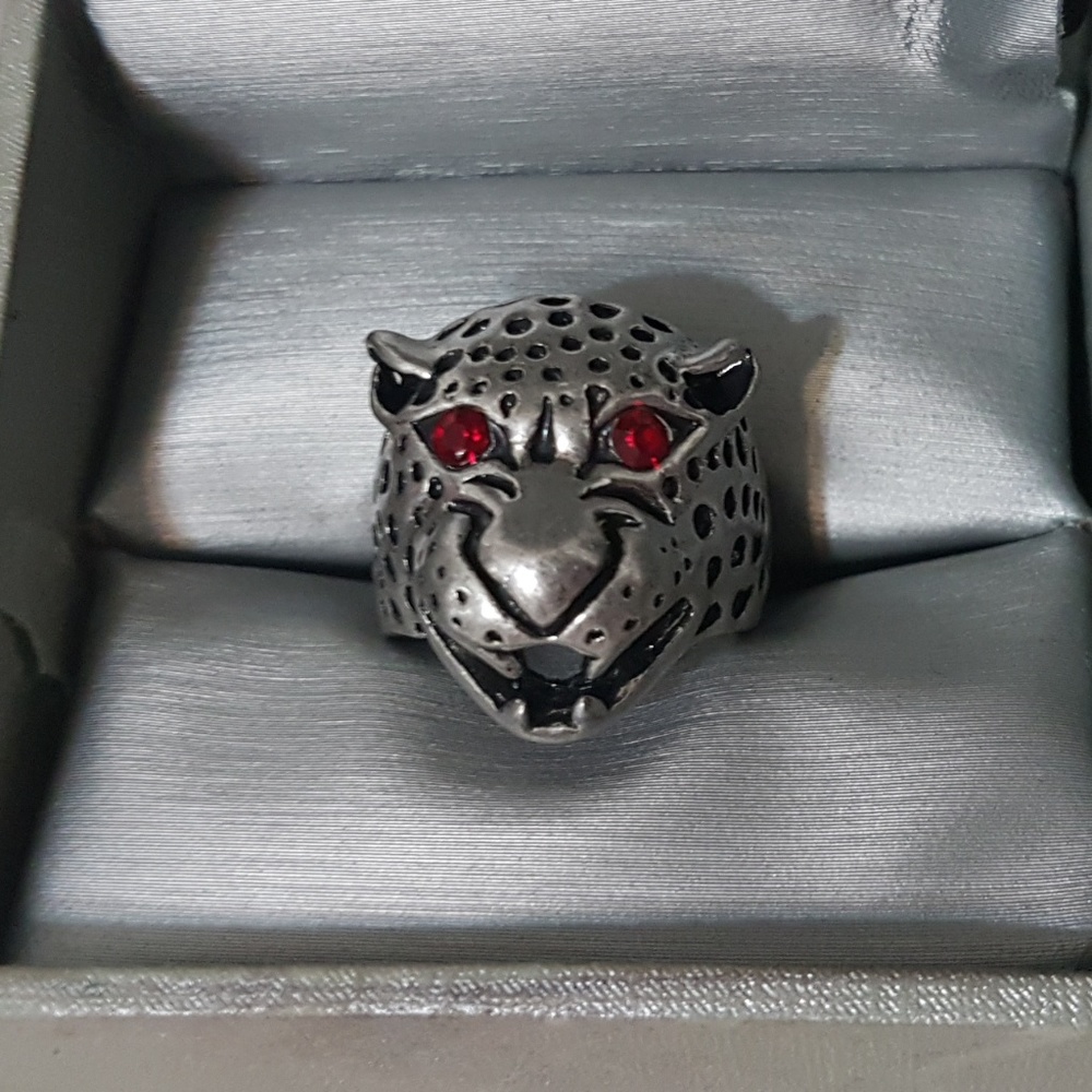 Panther Head Fashion Ring